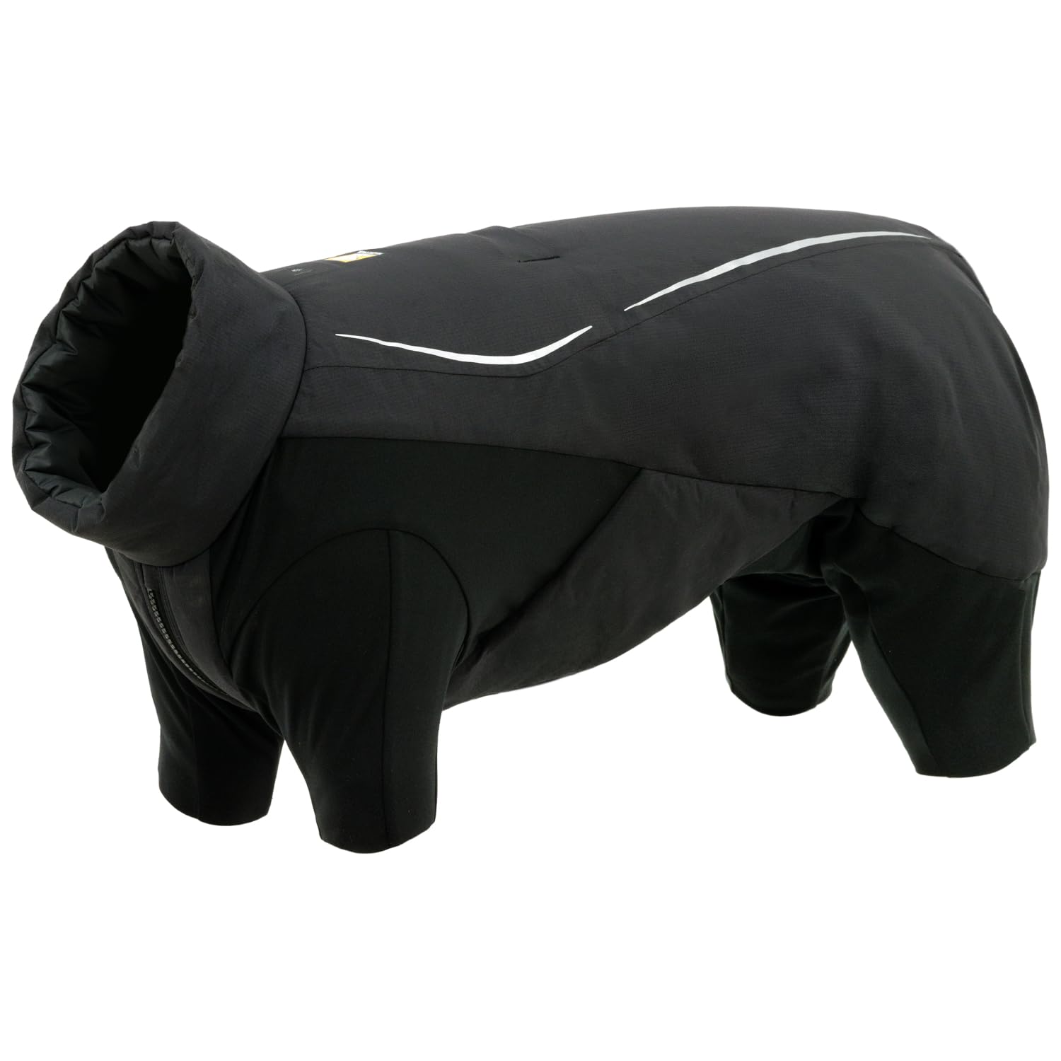 Powder Hound Waterproof Dog Coverall, Obsidian Black, Small