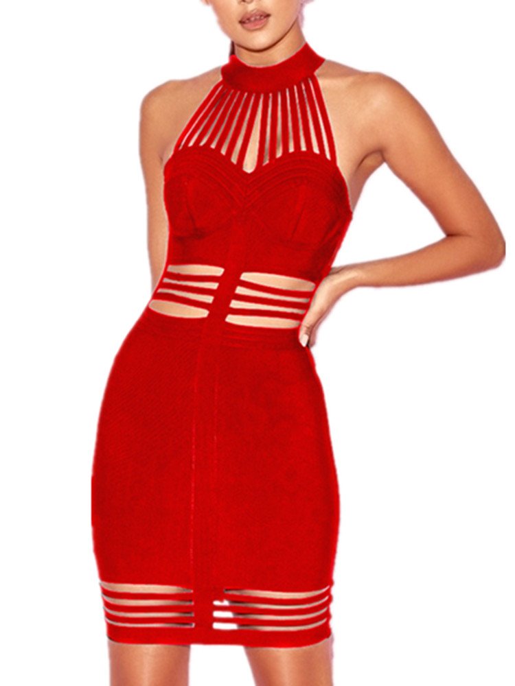 Vestido Ajustado para Mujer Casual Verano Corto Mini De Noche Vestidos