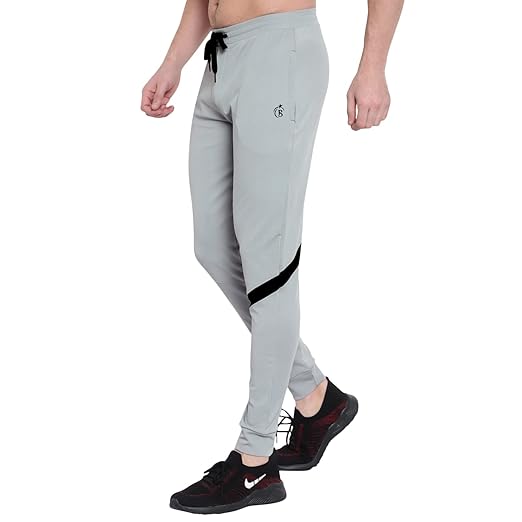 Men's Lycra Stretchable Regular Fit Branded Trendy Joggers Track Pant Lower Pyjama