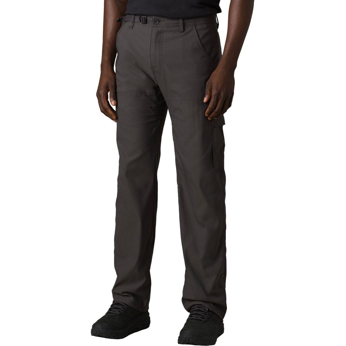 prAna Stretch Zion Pants II - Pants for Men - Slim Fit - Back Patch Pockets - Side Flap-Utility Pocket Dark Iron 30 32