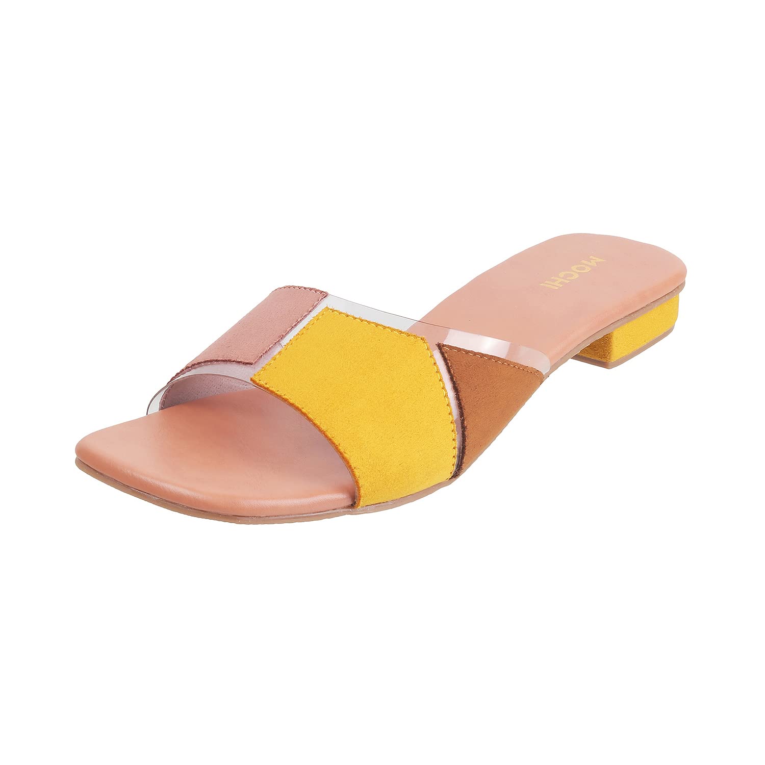 Mochi Womens Synthetic Peach Slip Ons (Size (3 UK (36 EU)) (B09X78YGD9) Amazon Price History, Amazon Price Tracker