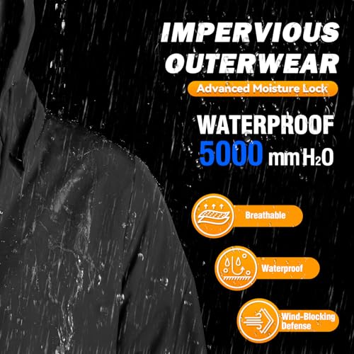 Fashion Raincoats, Windbreaker with Detachable Hood, Women's Waterproof Short Lightweight Rain Jacket for Outdoor3