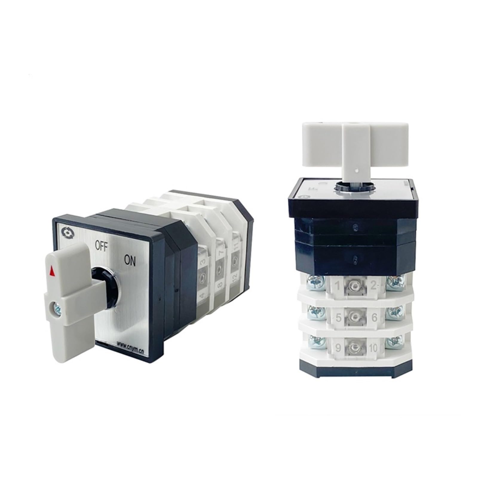 VSPPJYFG LW12-16/3 Off-ON Two Positions 2 Poles Levels 380V 16A Control Circuit Power Supply Main Rotary Changeover Cam Switch