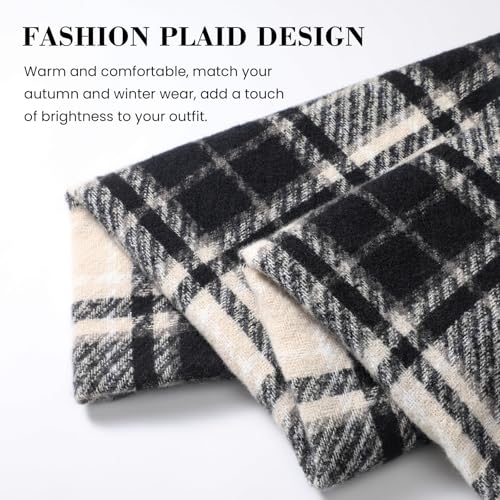 Winter Scarf for Women Fashion Long Plaid Shawls Big Grid Winter Warm Lattice Large Scarf4
