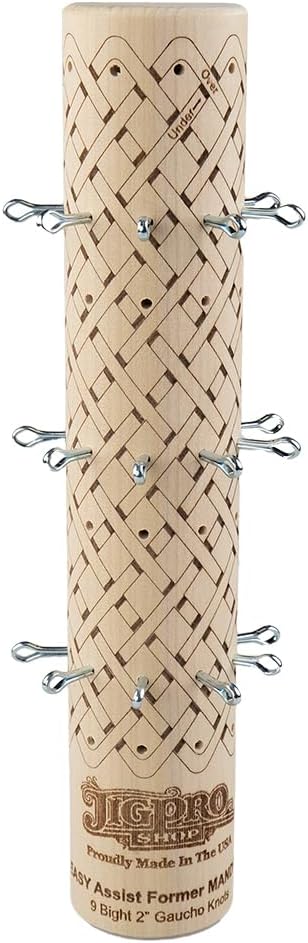 Paracord Planet Knot Tying Mandrels – Includes Pins and Rubber Bands – (Globe Knot, 2 in.)