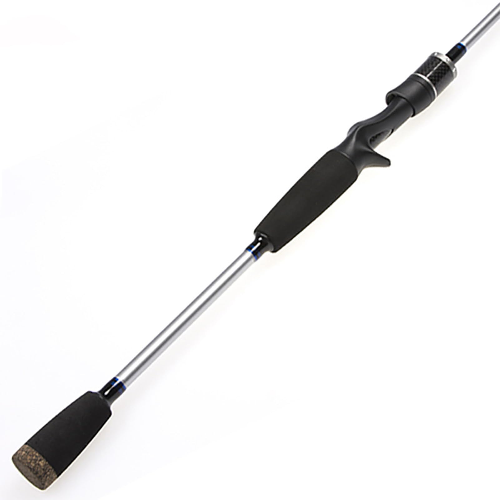thkfish Kit de réparation de pointe de canne à pêche robuste Corps argenté Anneau en céramique pour pêche en eau salée 6 tailles 30 pièces