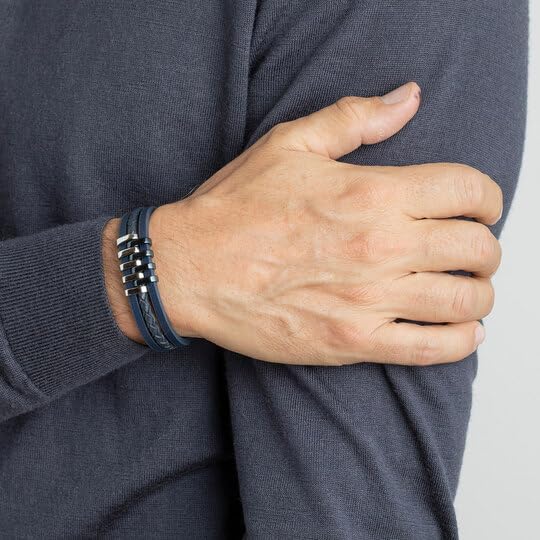 Image secondaire de LOTUS Style Bracelet Homme Cuir & Acier LS1838-2/2