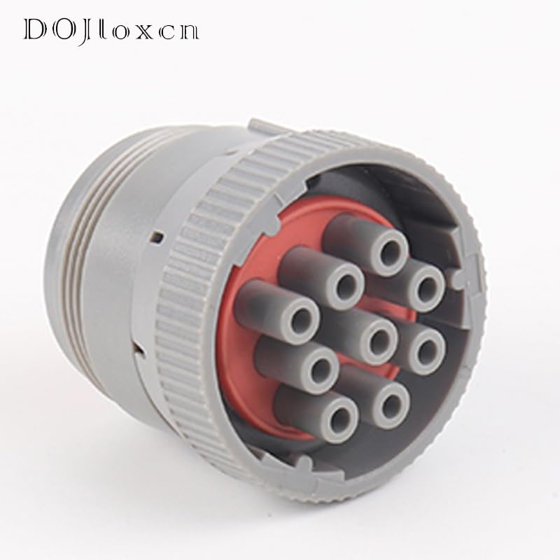 1/2 Sets 9 Pin Deutsch HD10 Series ROHS Environmental Protection Connector Non-Threaded Rear In Line HD16-9-96S HD14-9-96P - (Color: 9p female male, Package: 2 sets, Pins: 9P)