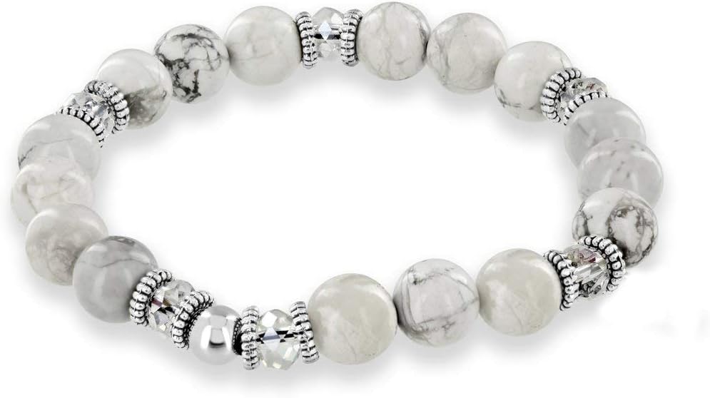 Believe London Gemstone Chakra Bracelet Anxiety Crystal Natural Stone Stress Relief Reiki Yoga Diffuser Semi Precious