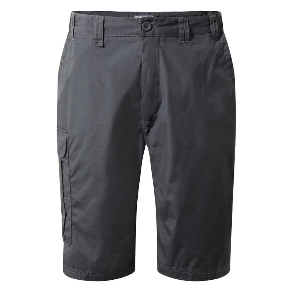 Craghoppers Kiwi Long Short, Cargo Walking, Hiking & Climbing Shorts - Perfect for Outdoors & Summer Grey