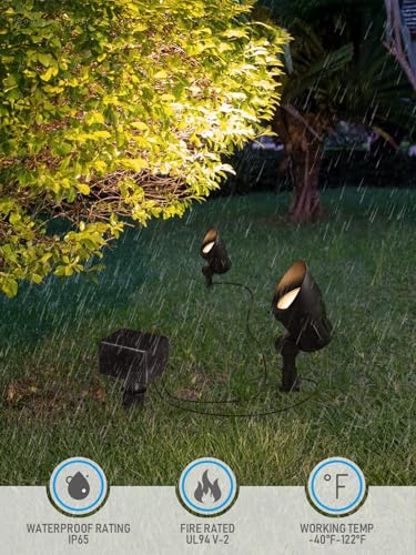 Image of LEONLITE 2-Pack 10-Way Junction Hub for Low Voltage Landscape Light Outdoor