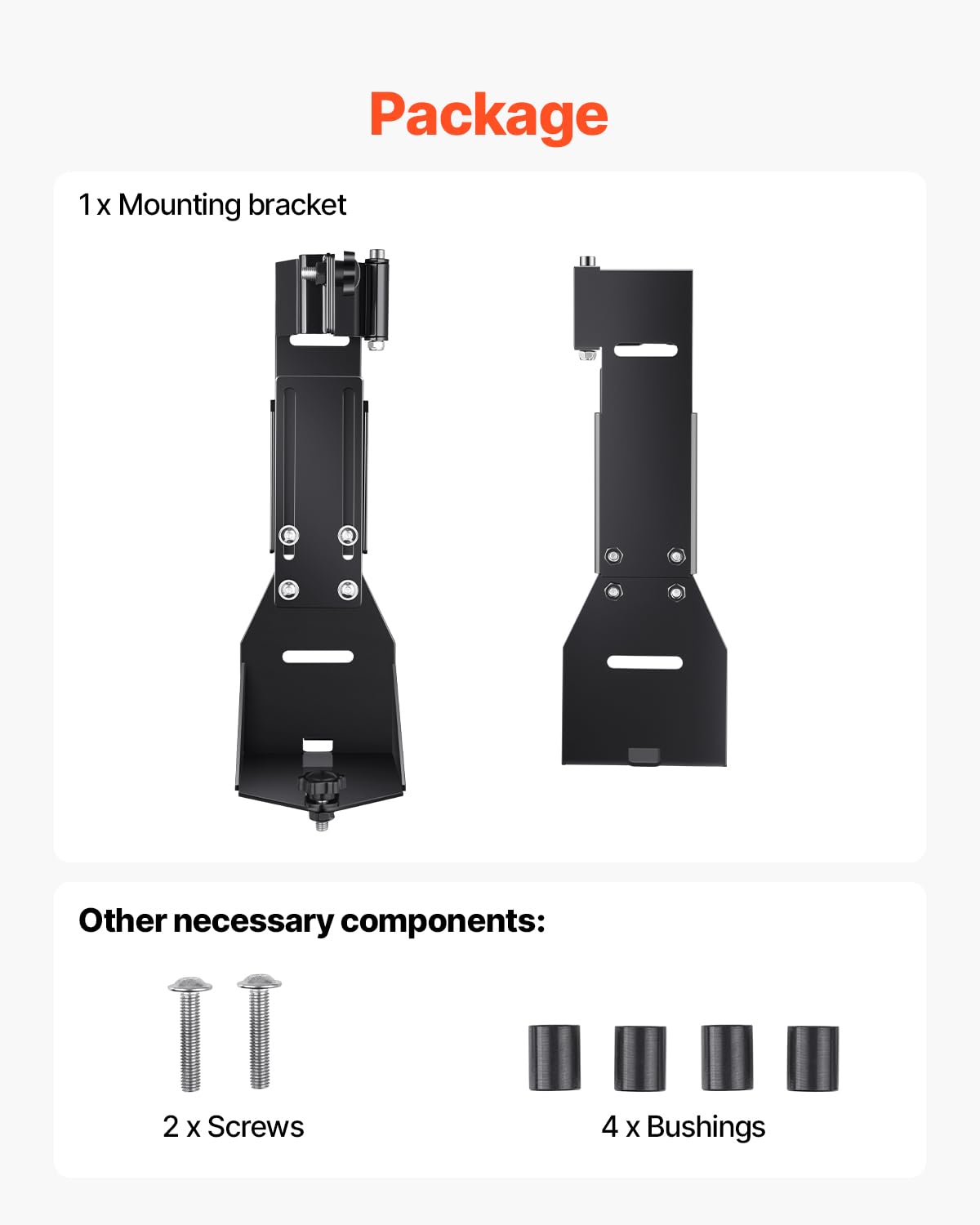 VEVOR Soporte de Gato Todoterreno de Alta Elevación Kit de Soporte para Gato Agrícola de Alta Resistencia, Compatible con YJ (1986-1996), TJ (1997-2006), JK (2006-2018), JL (2018-2024)