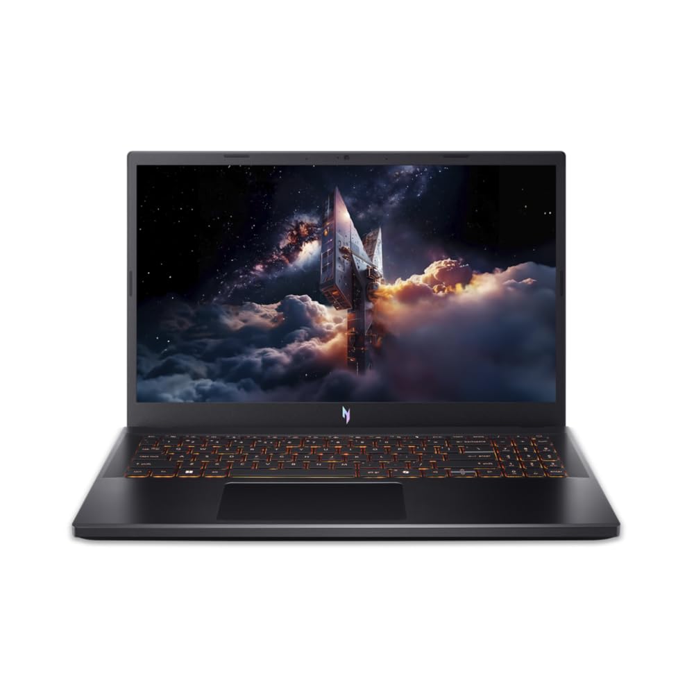 acer Nitro V 15 ANV15-52 Gaming Laptop da 39,6 cm (15,6 pollici), Full HD Intel Core i7-13620H, 16 GB RAM, 512 GB SSD, NVIDIA GeForce RTX 5050, senza sistema operativo, tastiera spagnola QWERTY nera