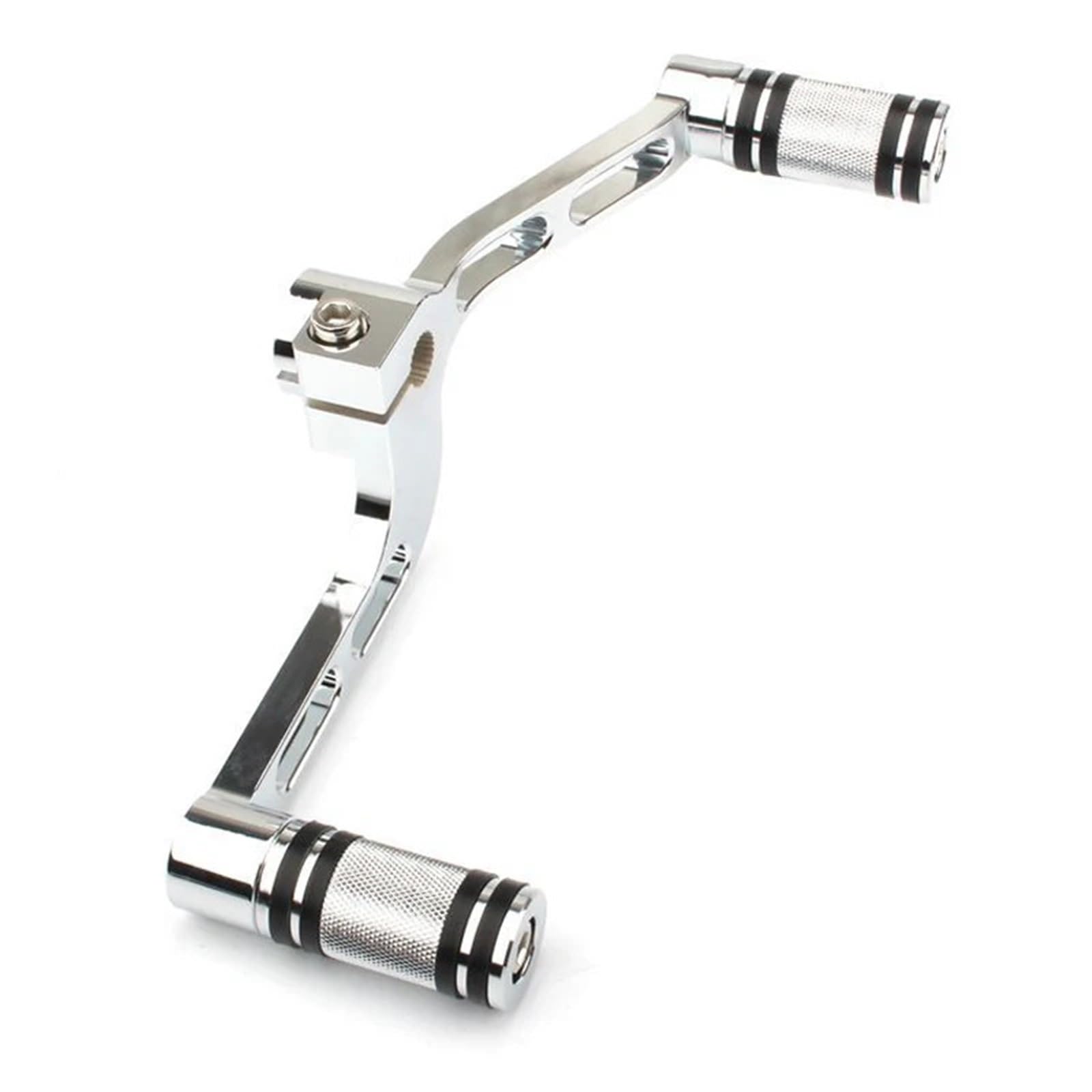Lkhjdbiy A-Chrome Shift Peg Motorcycle Aluminum Gear Shifter Lever Shift Peg Toe Heel Kit Footpegs Fit For Harley Davidson Sportster Xl883 Xl 1200 Heel Toe Shifter Levers(A-Chrome)