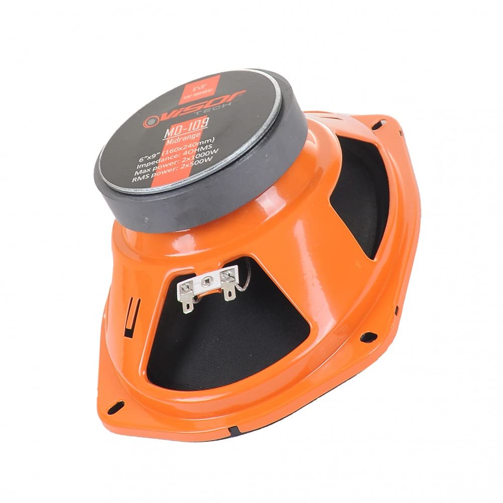 OTO HOPARLÖR OVAL 6x9 İNCH MİDRANGE 2x1000W-2x500 RMS 2ADET VISOR