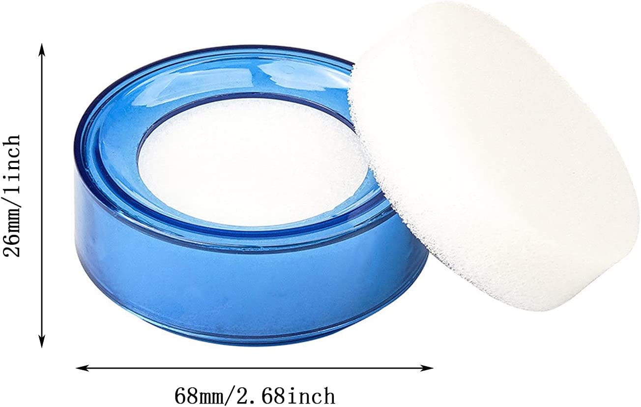 2 Pcs Finger Moistener, Colored Finger Sponge Damper Round Sponge Pad Finger Wet Sponge Finger Dampener Fingertip Water Moisteners Round Case Wetting Sponge Damper For Cashier Counting Cash Money - View #9