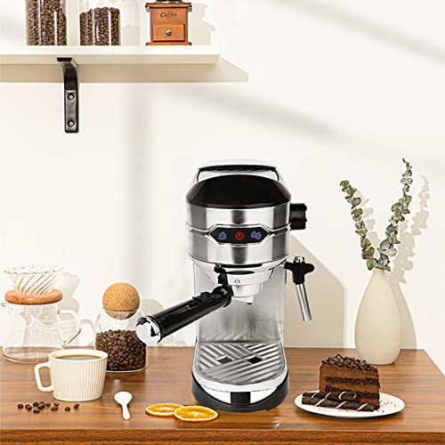 Generic Montalatte Semiautomatico Piccolo per L'home Office, Montalatte per caffè a Vapore, Schiumatore Caldo e Freddo… - immagine 8