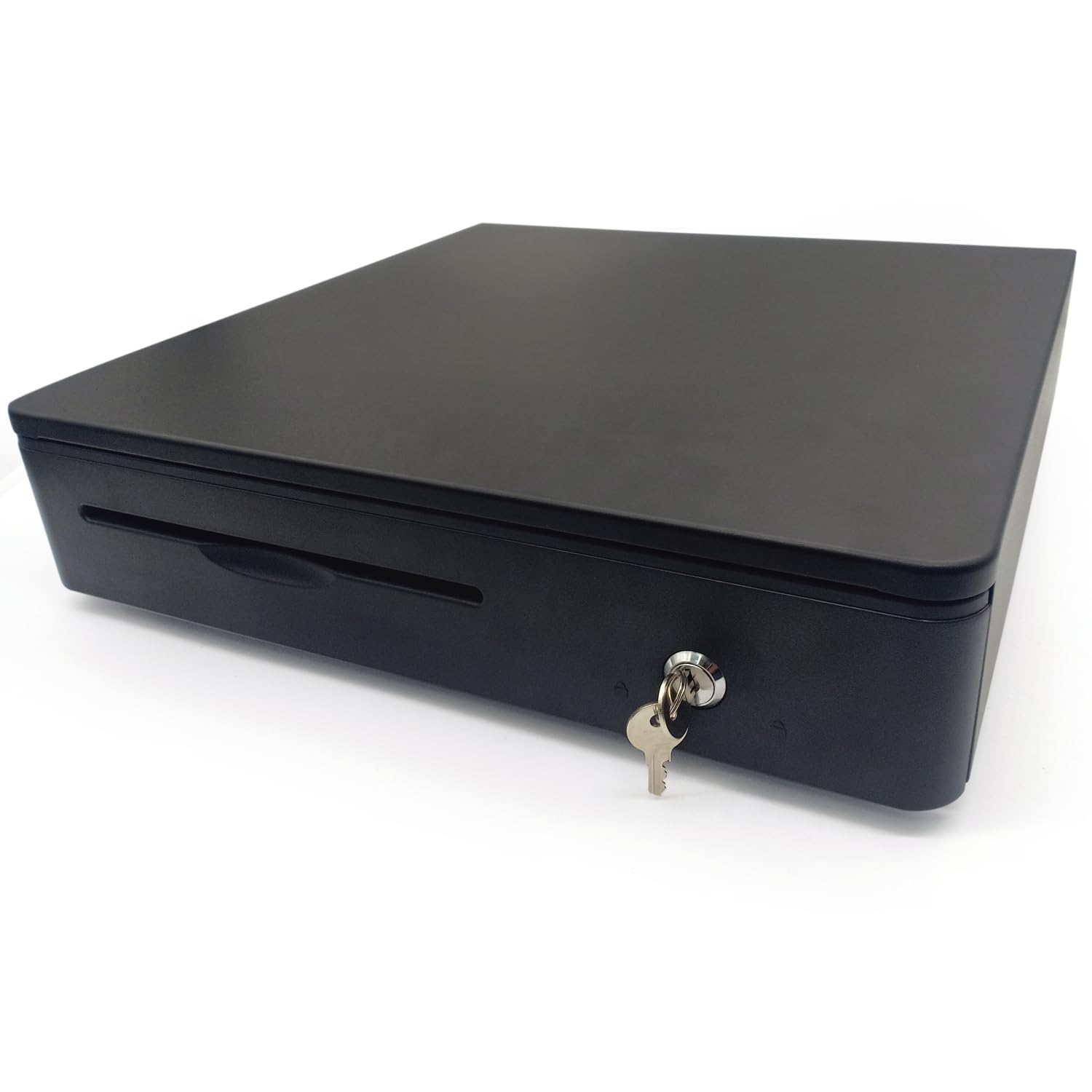 Metal Cash Drawer for POS System | Electronic Cash Register Drawer with 5 Bill & 8 Coin Compartments | Heavy Duty Secure Cash Management Box with Lock & Removable Coin Tray (1-pcs)-image-31