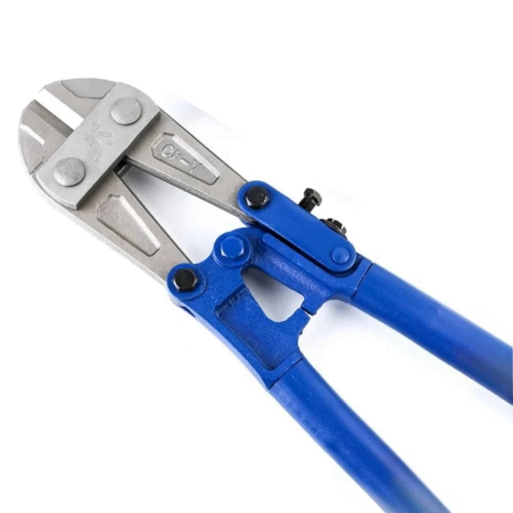 Vjsujehgy Heavy Duty Hand Tool 14 Inches Bolt Cutters Wire Cutting Pliers Multifunction Flat Nose Cut Steel Cable Clippers