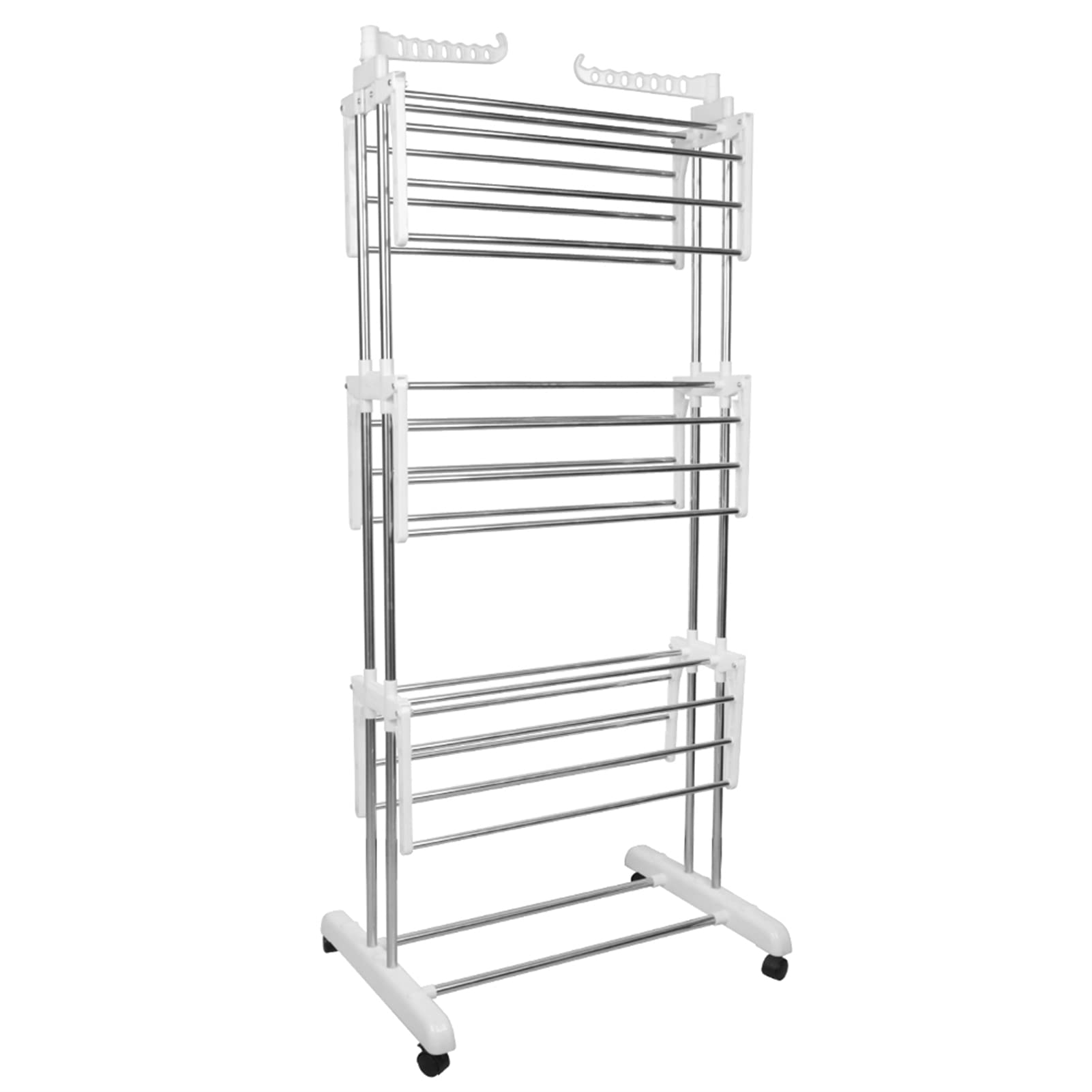Homewell Xx 86 Droogrek met wieltjes 4 etages inklapbaar droogrek toren staande droger met 6 inklapbare vleugels en 2 draaibare zijvleugels staand droogrek voor binnen en buiten 158 cm wit Extra Homewell Xx 86 Droogrek met wieltjes 4 etages inklapbaar droogrek toren staande droger met 6 inklapbare vleugels en 2 draaibare zijvleugels staand droogrek voor binnen en buiten 158 cm wit Extra
