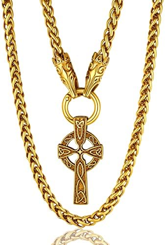 ChainsPro Men Norse Viking Necklace,Amulet Talisman Jewellery for Man (Gift Wrapped)