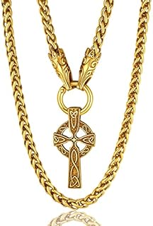 ChainsPro Men Norse Viking Necklace,Amulet Talisman Jewellery for Man (Gift Wrapped)