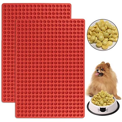 Fasmov 2 Pack Mini Round Silicone Molds Cover