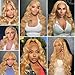 zamsta Honey Blonde Lace Front Wigs Human Hair 27# Colored Human Hair Lace Front Wigs 13x6 Body Wave Lace Front Wigs Human Hair 180 Density Glueless Honey Blonde Wig Human Hai r Pre Plucked 22 Inch