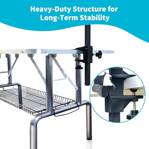 Image of SHELANDY 46-in Dog Grooming Table for Large Pets