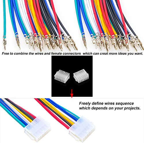 Kit de conectores macho y hembra Molex 5557 4.2mm con cables precrimpados miniatura 5