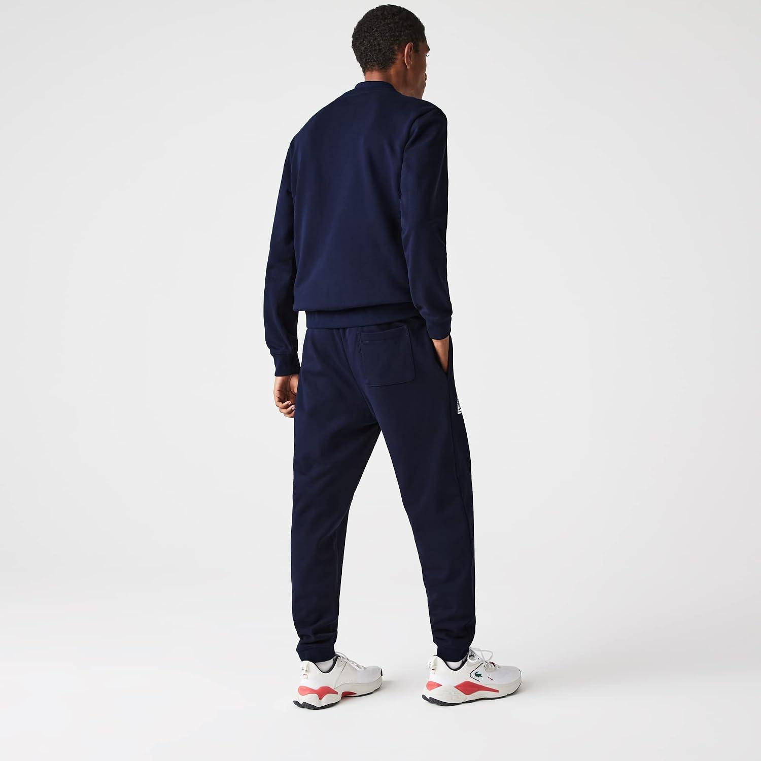 Lacoste Mens Crocodile Branding Cotton Fleece Jogging Pants
