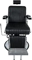 Cadeira Hidráulica Reclinável Barbeiro Salão Pelegrin Pel-6133 Preto