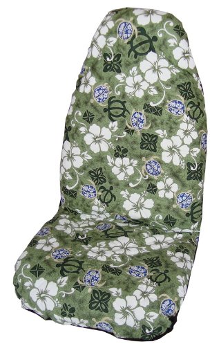 Winnie Fashion Aloha Green Honu Hawaiian Car Seat Covers #TOP13