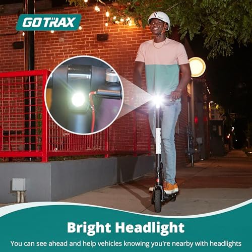 Gotrax GXL V2 Electric Scooter, 8.5" Tire, Max 15 Km and 25Km/h Speed By 250W Motor, EABS and Rear Disk Brake, Lightweight Aluminum Alloy Frame Cruise Control Foldable Escooter for Adults, Black - 4
