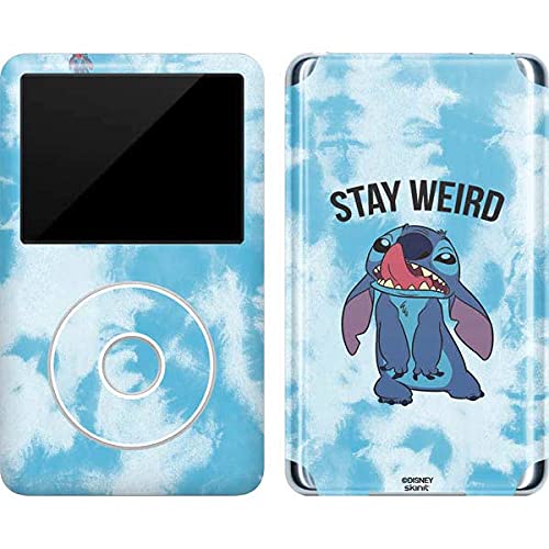 Skinit Decal MP3 Player Skin Compatible with iPod Classic (6th Gen) 80GB - Officially Licensed Disney Lilo and Stitch Stay Weird Design