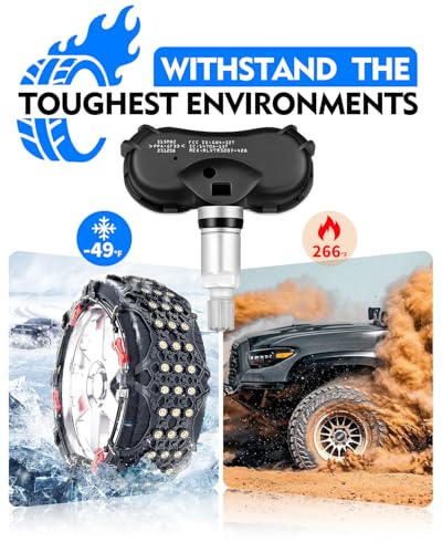 YZHIDIANF 315MHz Pre-Programed TPMS Sensor for:-Toyota Sequoia 2008-2017, Sienna 2007-2020, Tundra 2007-2020, Tire Pressure Monitoring System Sensors OE# 42607-08010 4260708010 42607-0C070 (4 Pack) — view 6