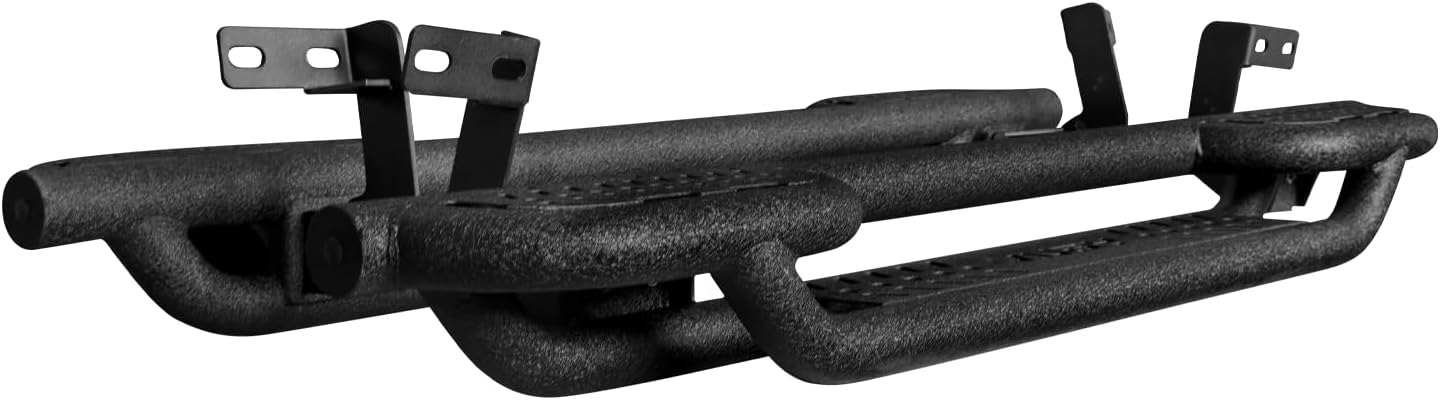 Steel Running Board for 2010-2024 Dodge Ram 2500/3500 Regular Cab Nerf Bar&Side Step（Black Texture）