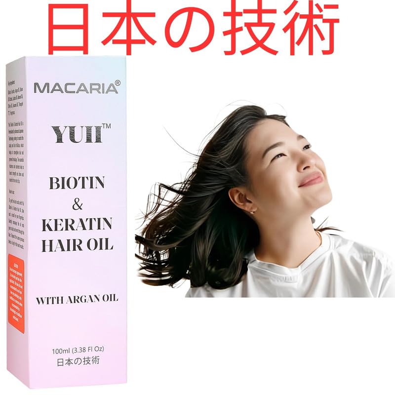 MACARIA Yuii Biotin Hair Spray Oil By Japanese Technology