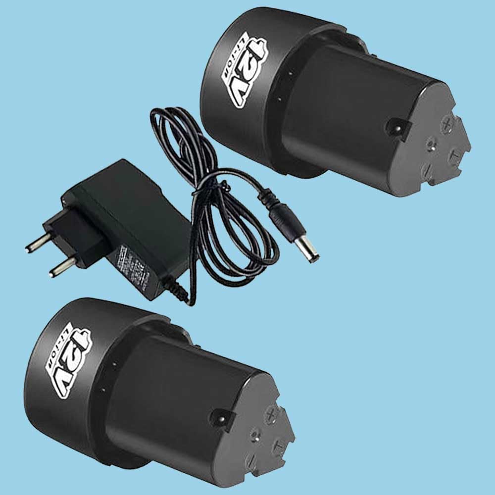 12V 1500mah Rechargeable Lithium Battery and 12v 1a Ac Power Adapter Charger (2Pcs Battery, 1Pcs Charger)-image-22
