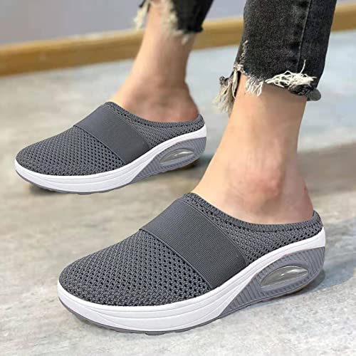 Sapatos ortopédicos para mulheres | Sapatos de caminhada sem cadarço com almofada de ar | Sapatilhas