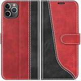 [Cuero de PU de alta calidad] Funda tipo Libro iPhone 11 Pro Max está hecha del cuero sintético de alta calidad y TPU silicona flexible, protege su telefono de gotas, de golpes, de polvo y de rasguños accidentales.