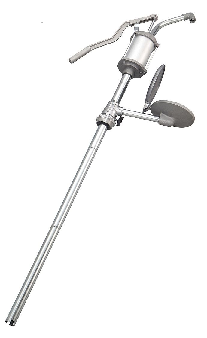 Hand Drum Pump, Aluminum, 7/8In OD