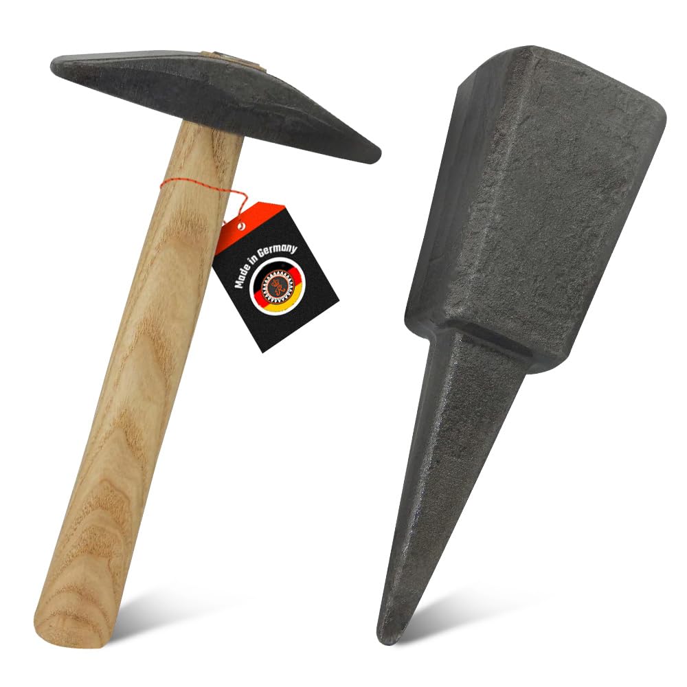 Dengelhammer und Dengelamboss Set - optimales Dengeln und Schärfen von Sensen von SHW-FIRE