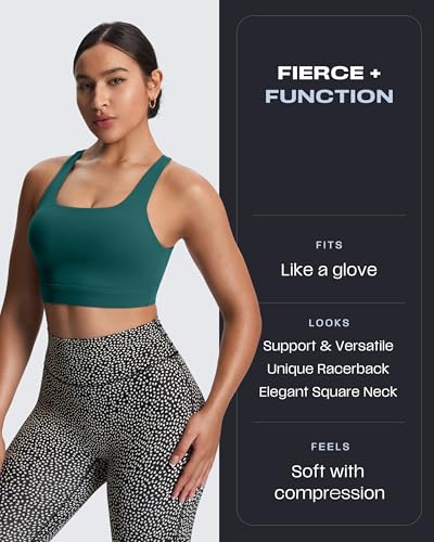 Image of Aoxjox Women's Workout Sports Bras High Impact Fitness Training Gym Khloe Bra Yoga Crop Tank
