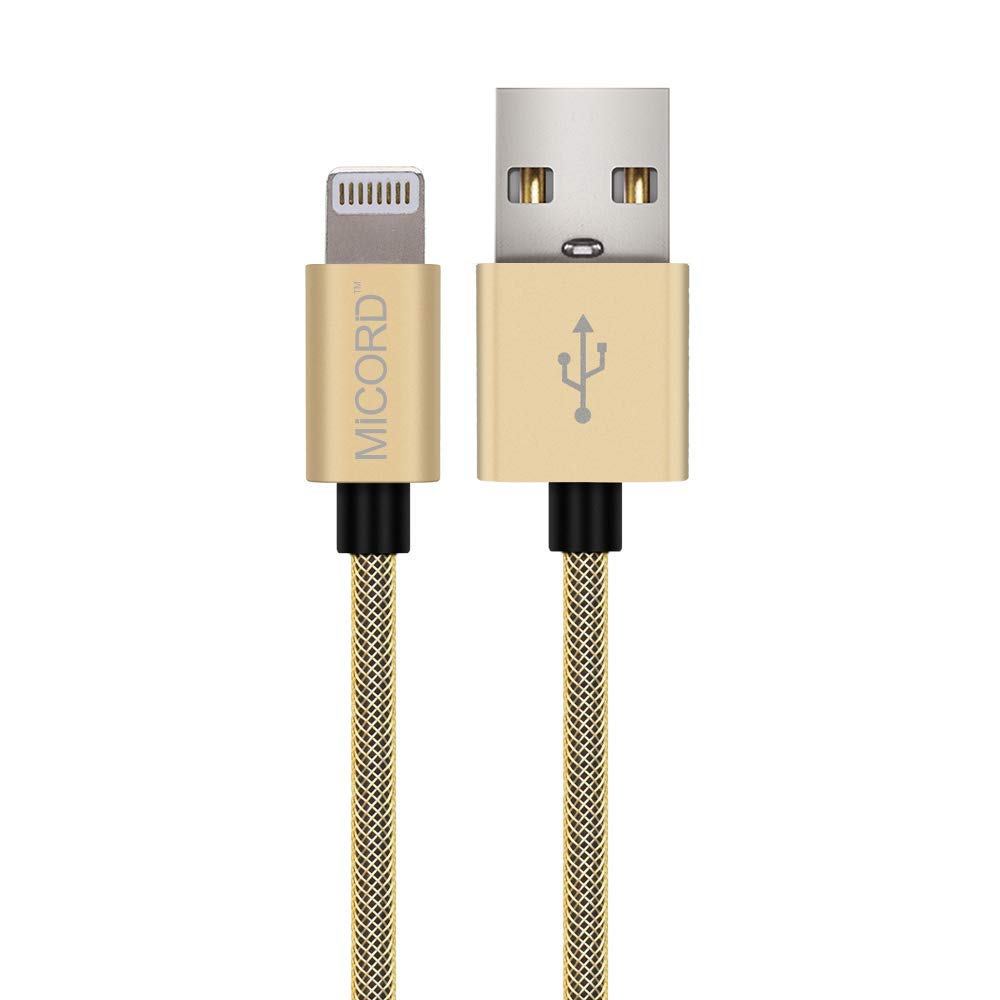 LHIABNNLHIABNN 3FT Syncing Fast Charging Lightning to USB Cable,Apple MFi Certified Charger Braided Data Cord Compatible with iPhone X 8 8 Plus 7 7 Plus 6 6 Plus 5s iPad Pro Air 2 iPad Mini 2 (C/Gold