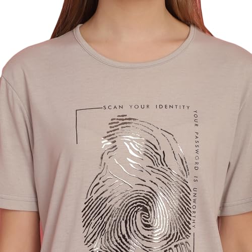 Image of Mack Jonney Printed Round Neck Cotton Regular Fit Half Sleeves Tshirt for Women(Pack of 3)-MACK631327