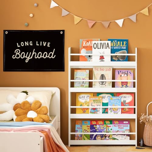 Image of Long Live Boyhood Banner Boy Room Decor, Black Banner Flag Nursery Playroom Wall Decor for Bedroom Living Room Dorm Toddler Decorations Teen Boy Room Decor for kid banner Wall Hanging Linen Flag 30x20