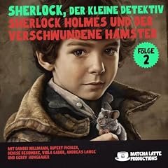 Diseño de la portada del título Sherlock Holmes und der verschwundene Hamster