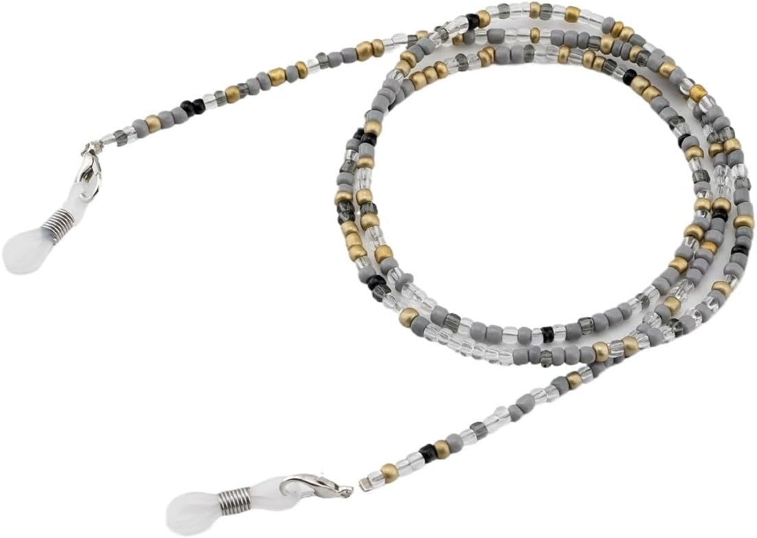 Acrylic Eyewear Lanyard Lightweight Sunglasses Hanging Neck Colorful Light Beads Eyeglass Chains