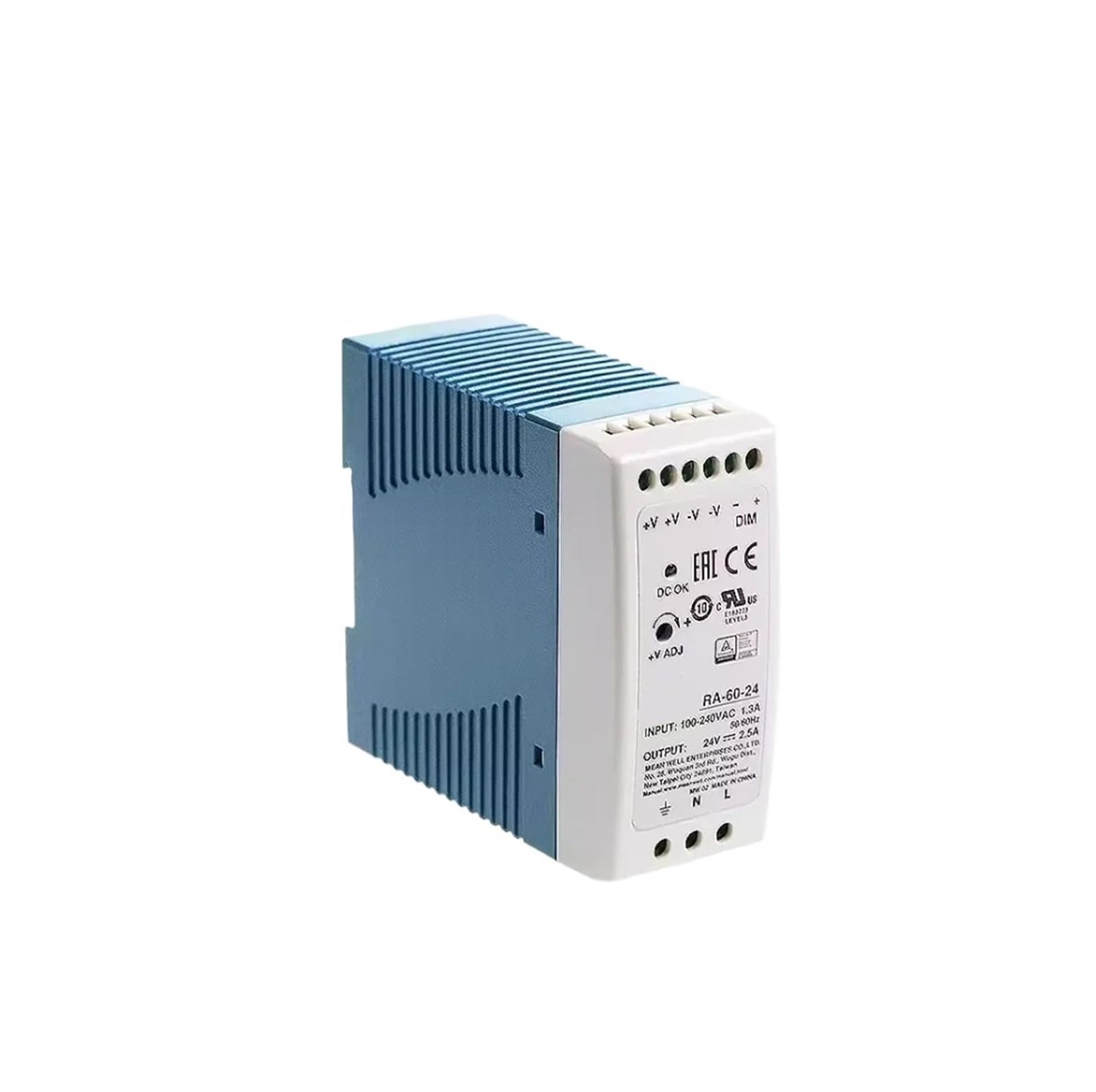 XDDQWSWA 60W Single Output Switching Power Supply DRA-60-12V DRA-60-24V(DRA-60-12)